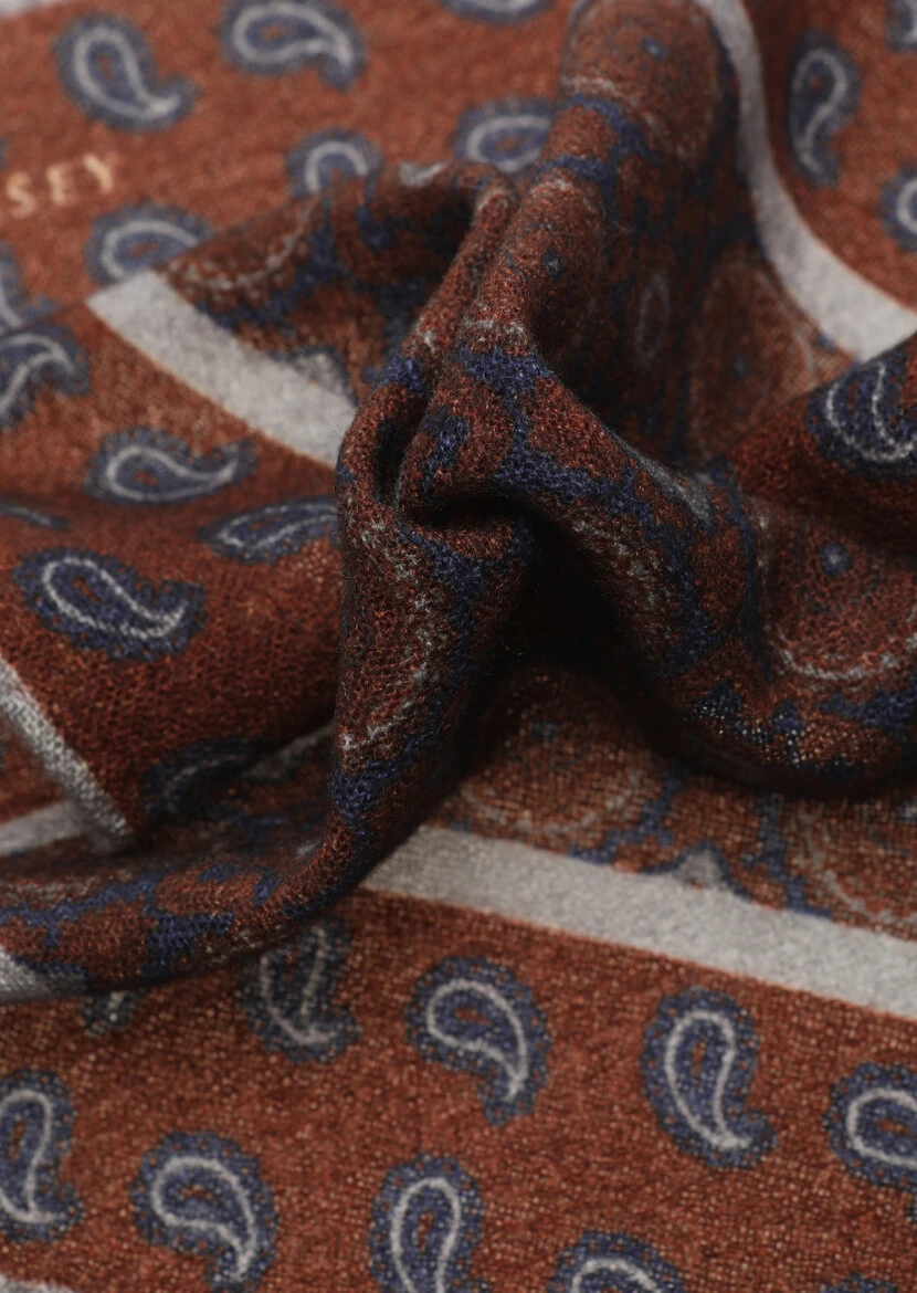 Açık Kahve %100 Yün Mendil 