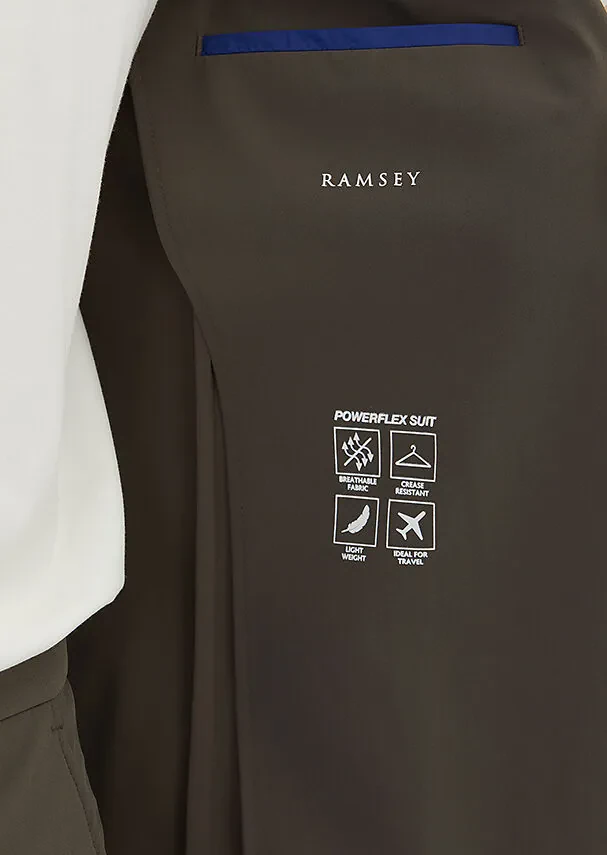 Açık Kahve Düz Comfort Fit Örme Takım Elbise - 4