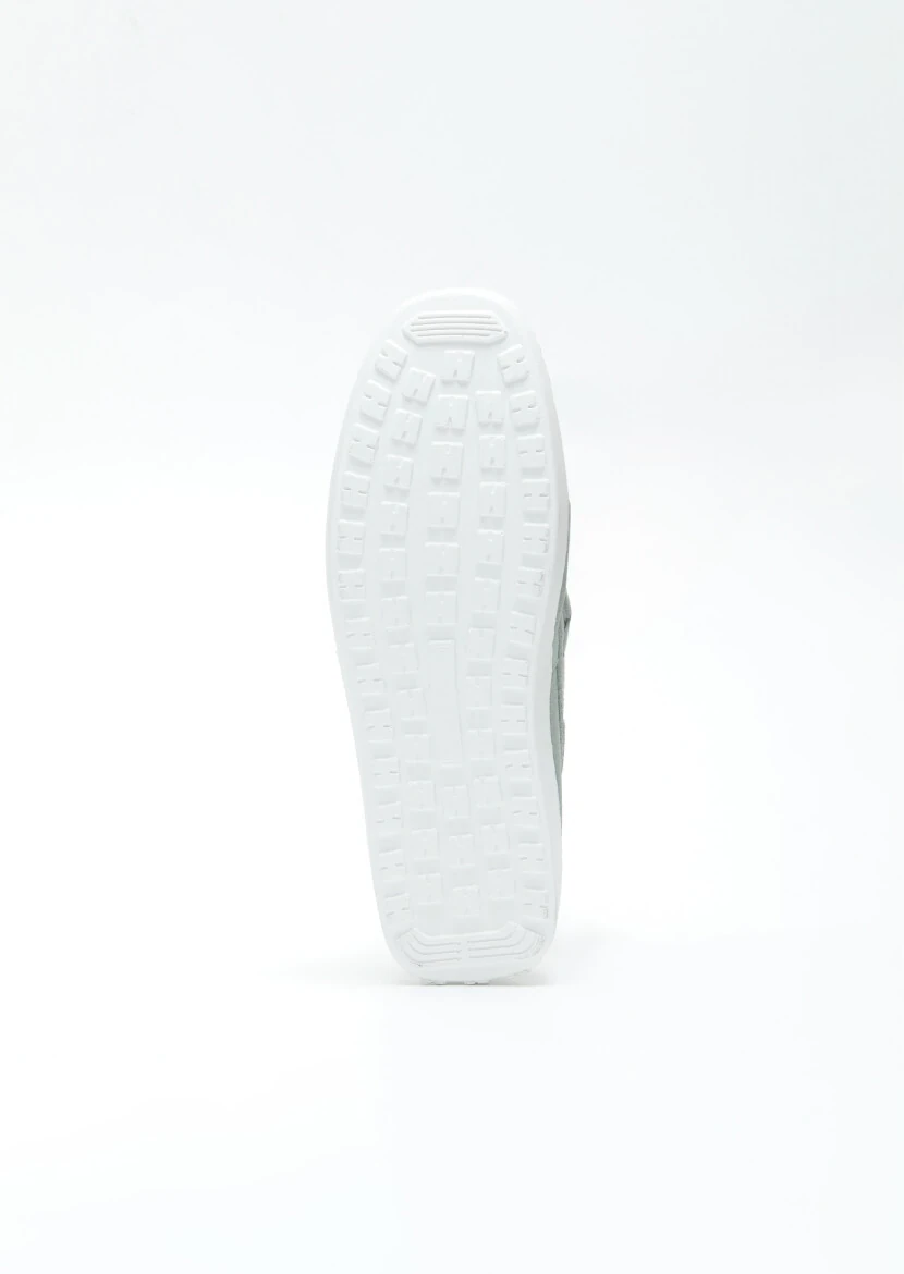 Açık Yeşil Süet Casual Loafer - 4