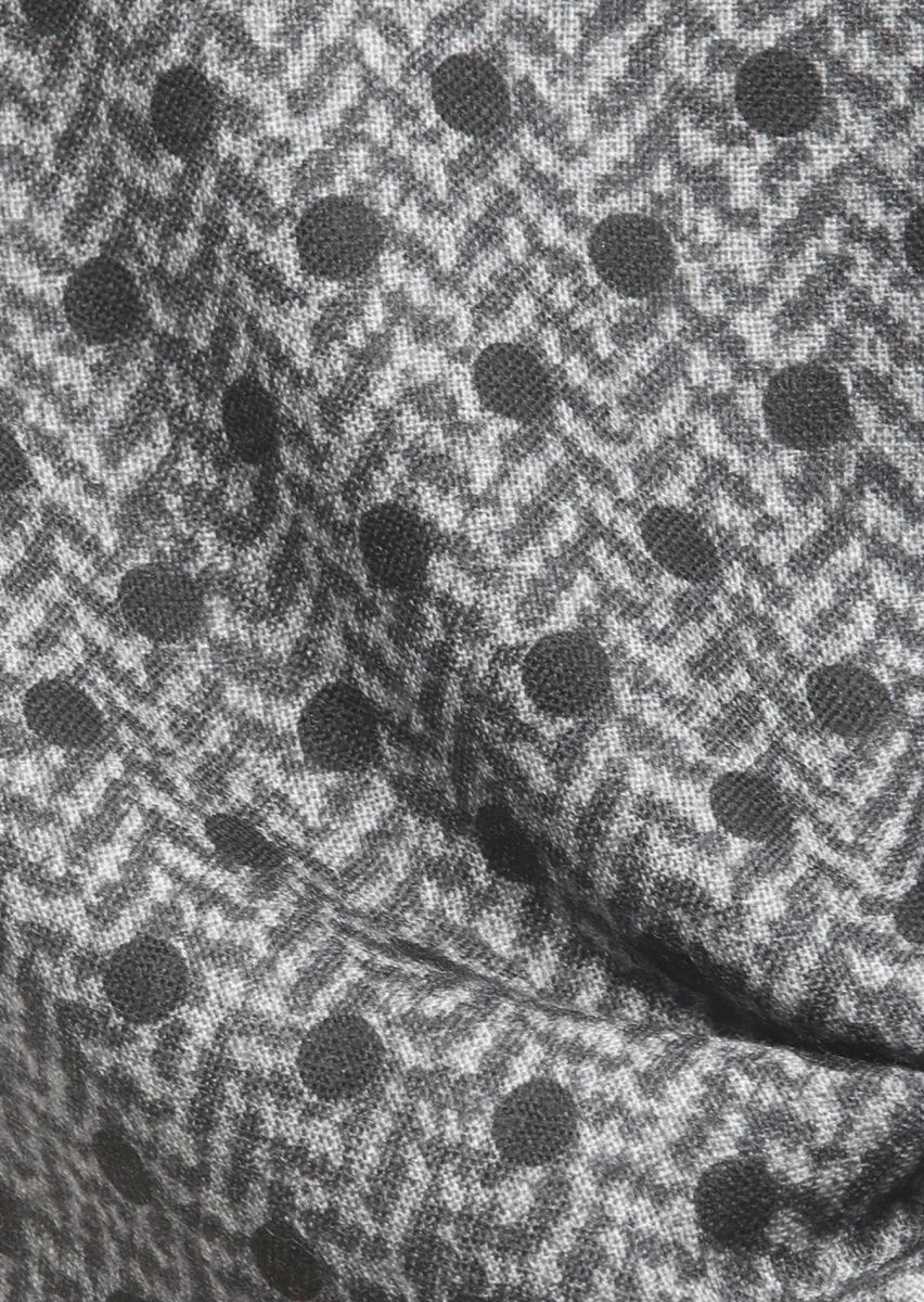 Antrasit %100 Yün Kaşkol - 2