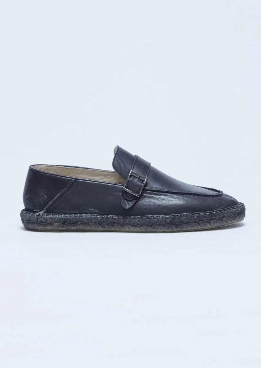 Antrasit Deri Casual Loafer - 1