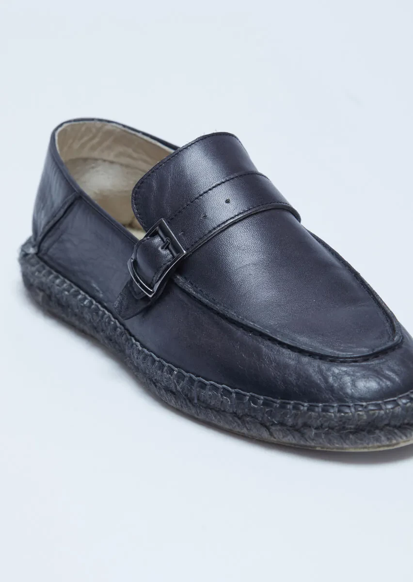 Antrasit Deri Casual Loafer - 2