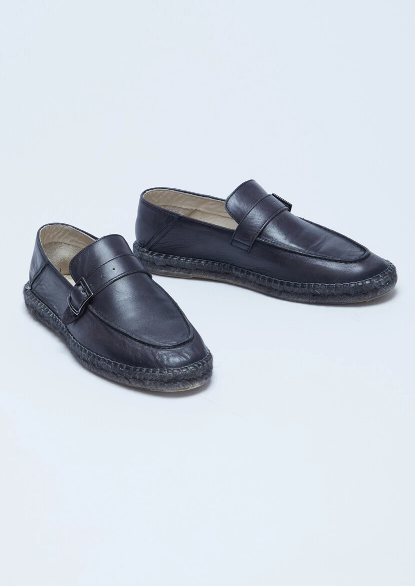 Antrasit Deri Casual Loafer - 3