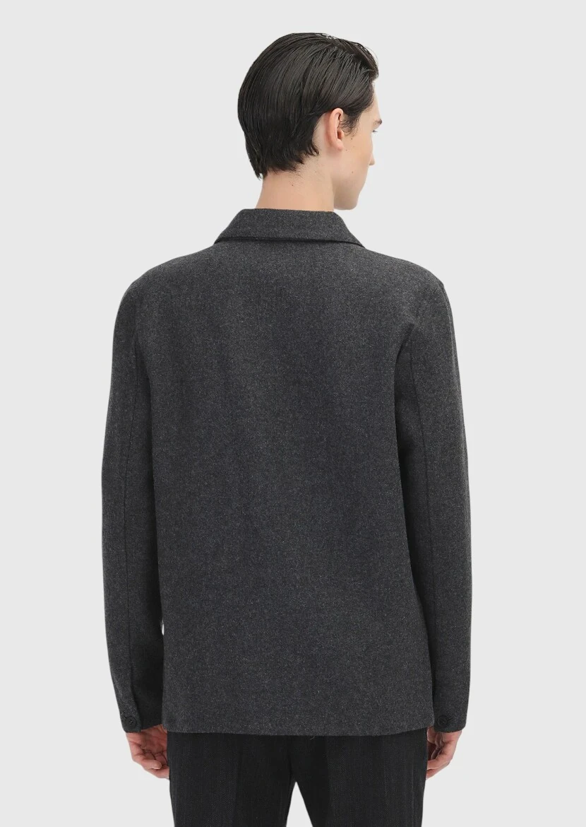 Antrasit Regular Fit Spor Ceket - 6