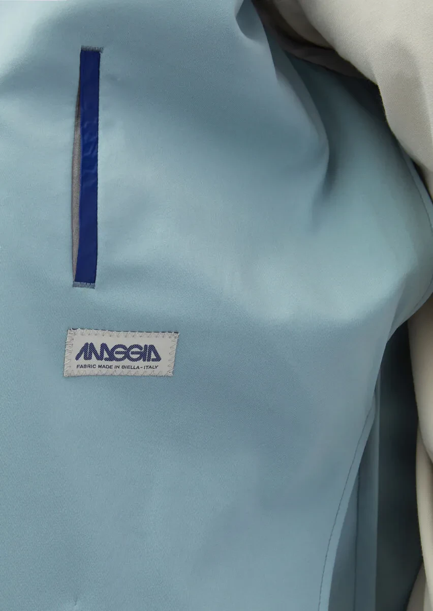 Aqua Plain Comfort Fit Suit - 9