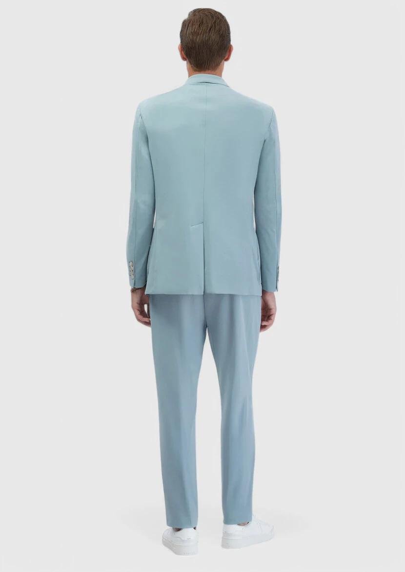 Aqua Plain Comfort Fit Suit - 10