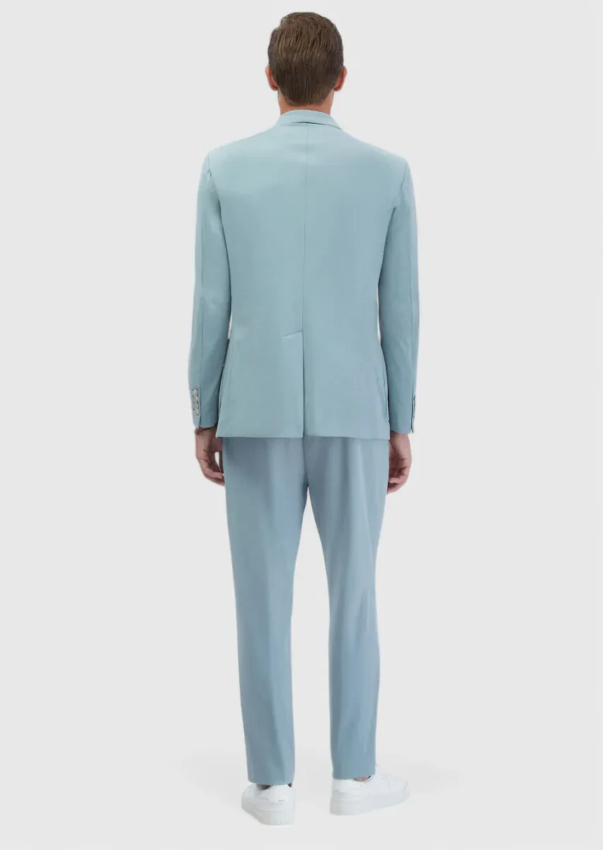 Aqua Plain Comfort Fit Suit - 10