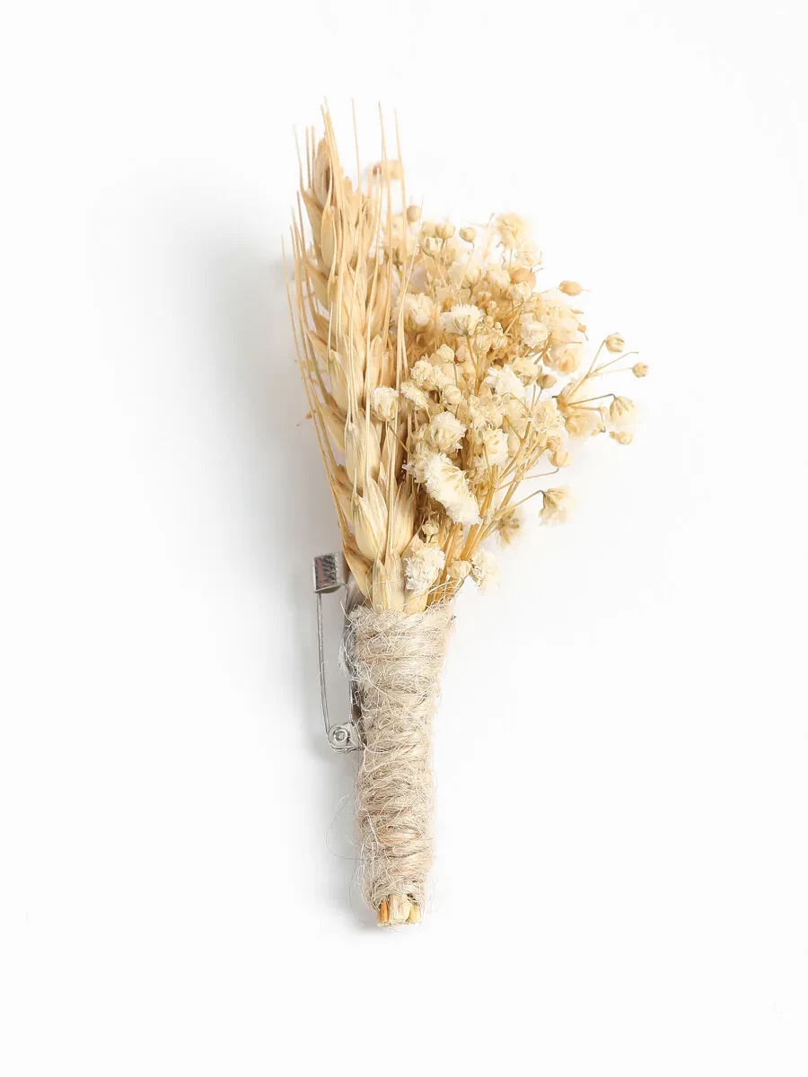 Beige Collar Flower - 1