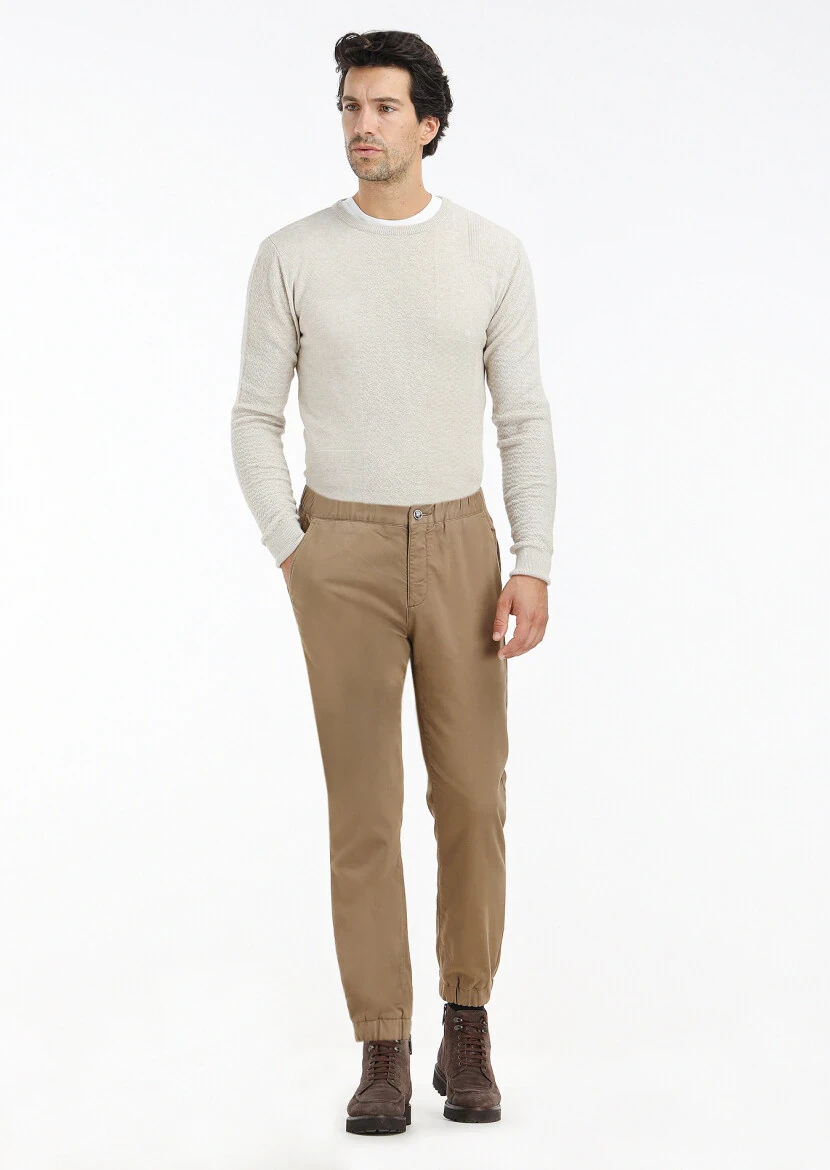 Beige Knitwear Sweatshirt 