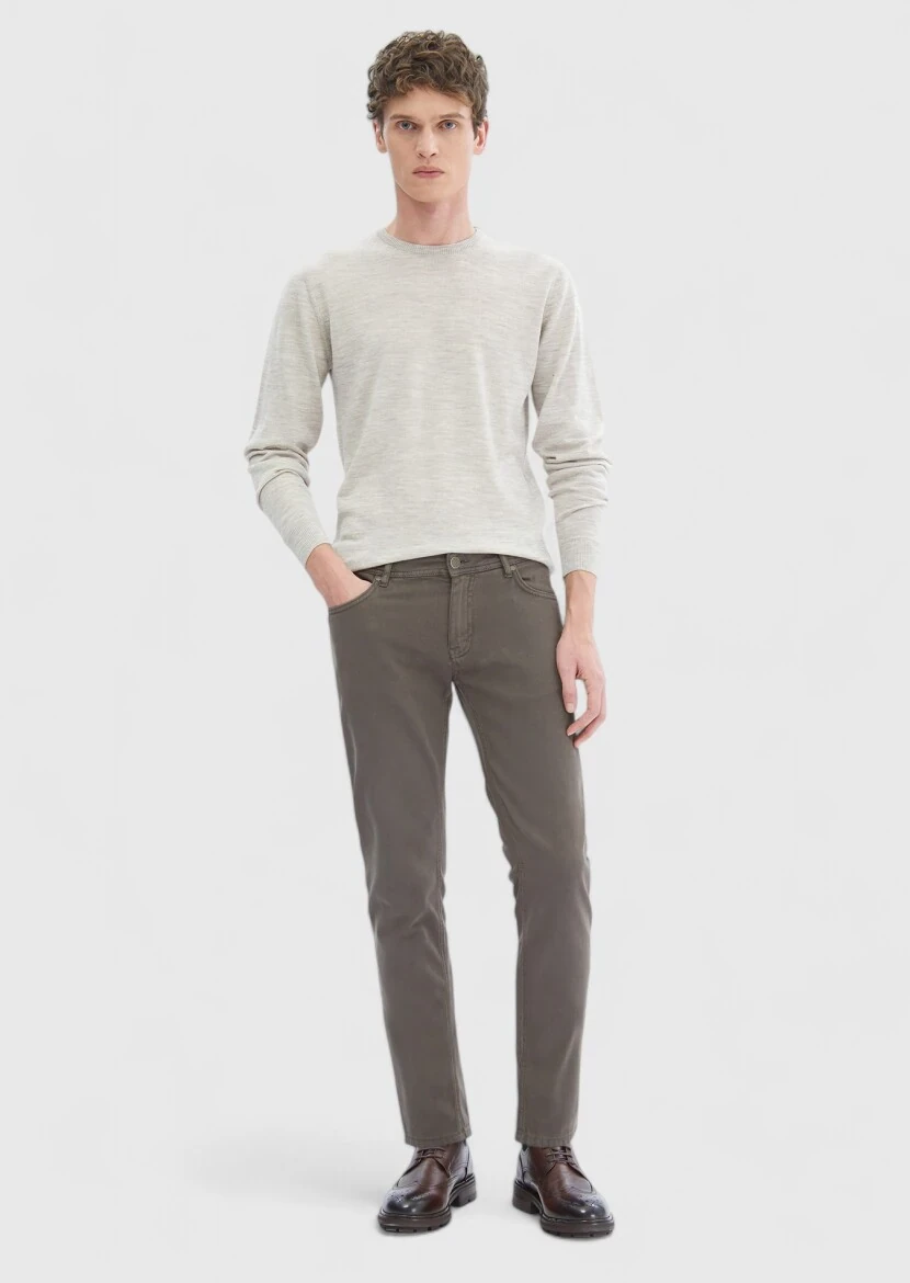 Beige Knitwear Sweatshirt 