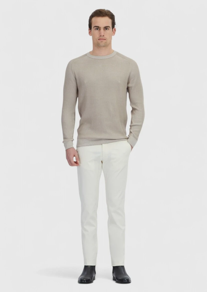 Beige Knitwear Sweatshirt - RAMSEY