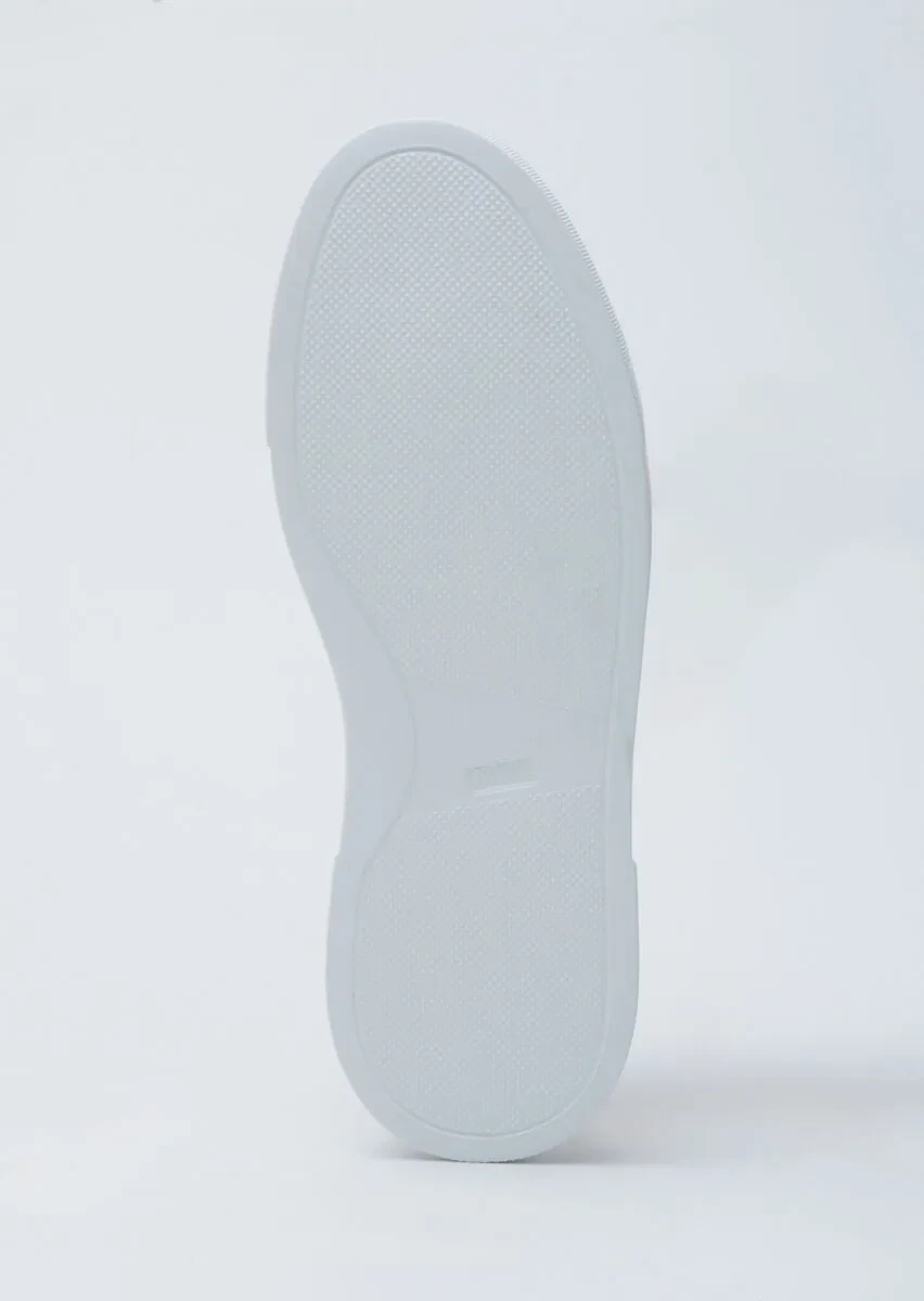 Beige Leather Sneaker - 4