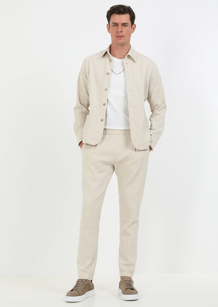 Beige Overshirt - 2