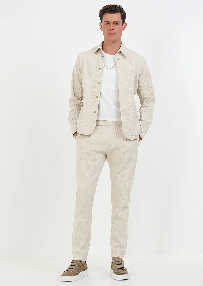 Beige Overshirt - 2