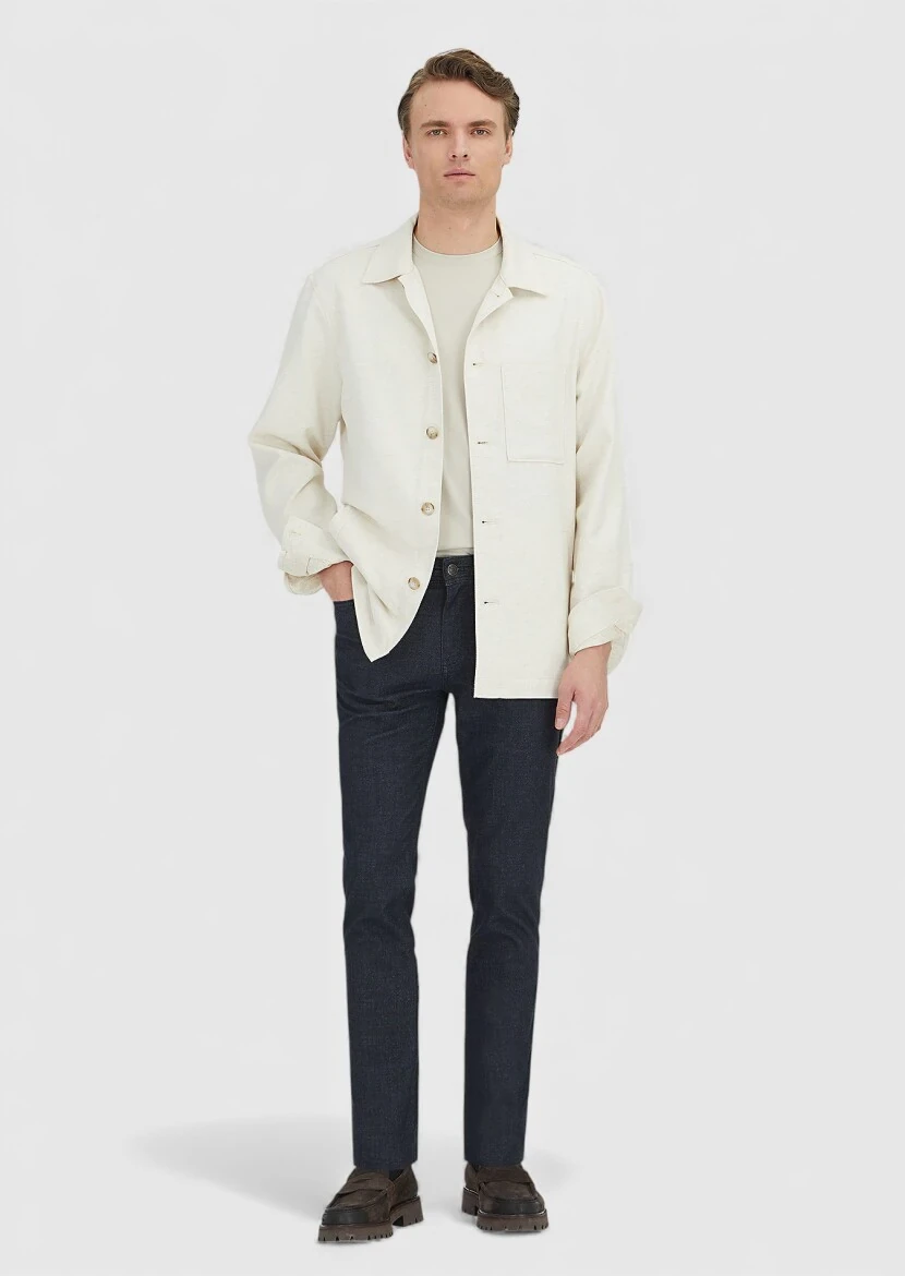Beige Overshirt - RAMSEY