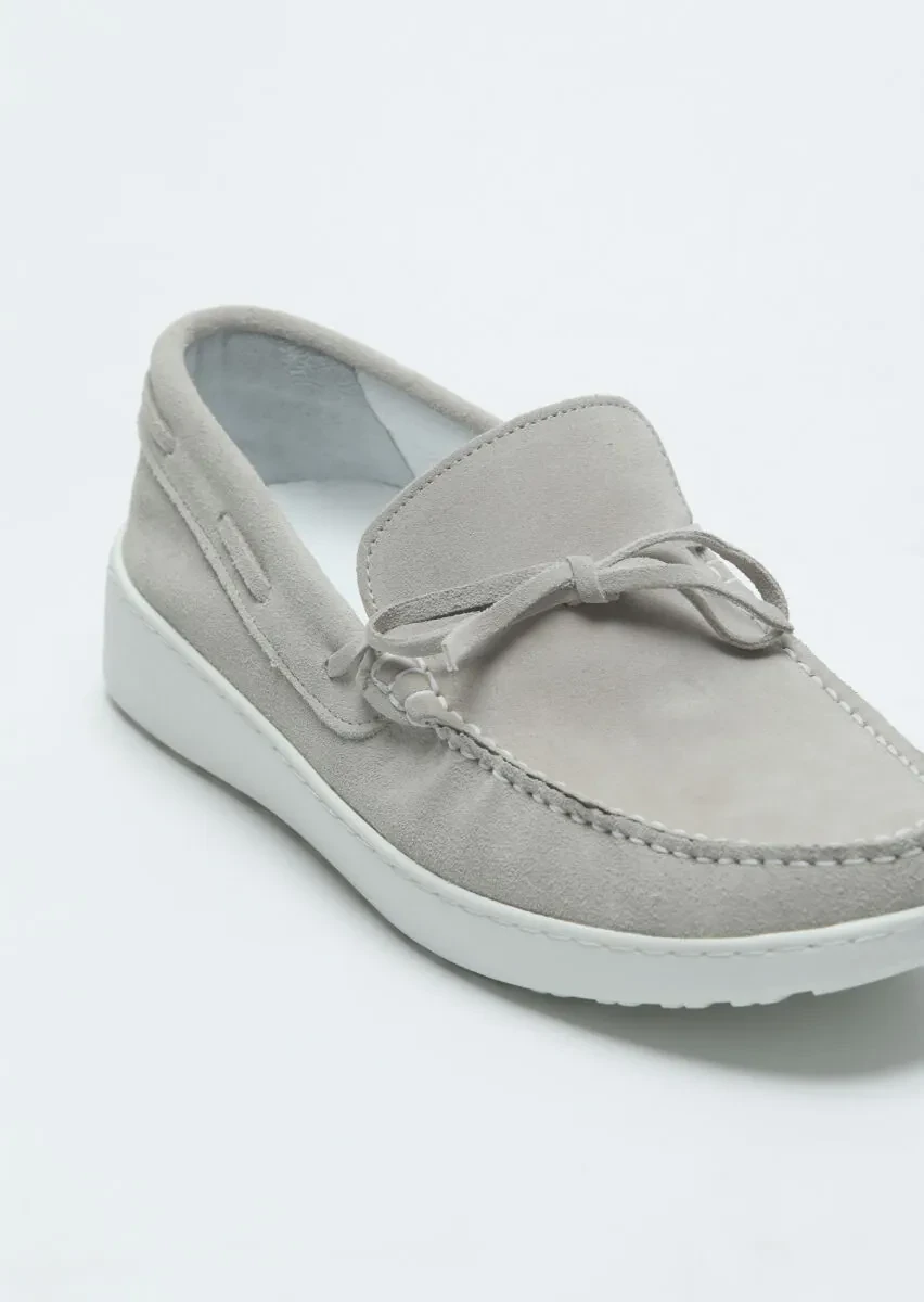 Beige Suede Casual Loafer - 2