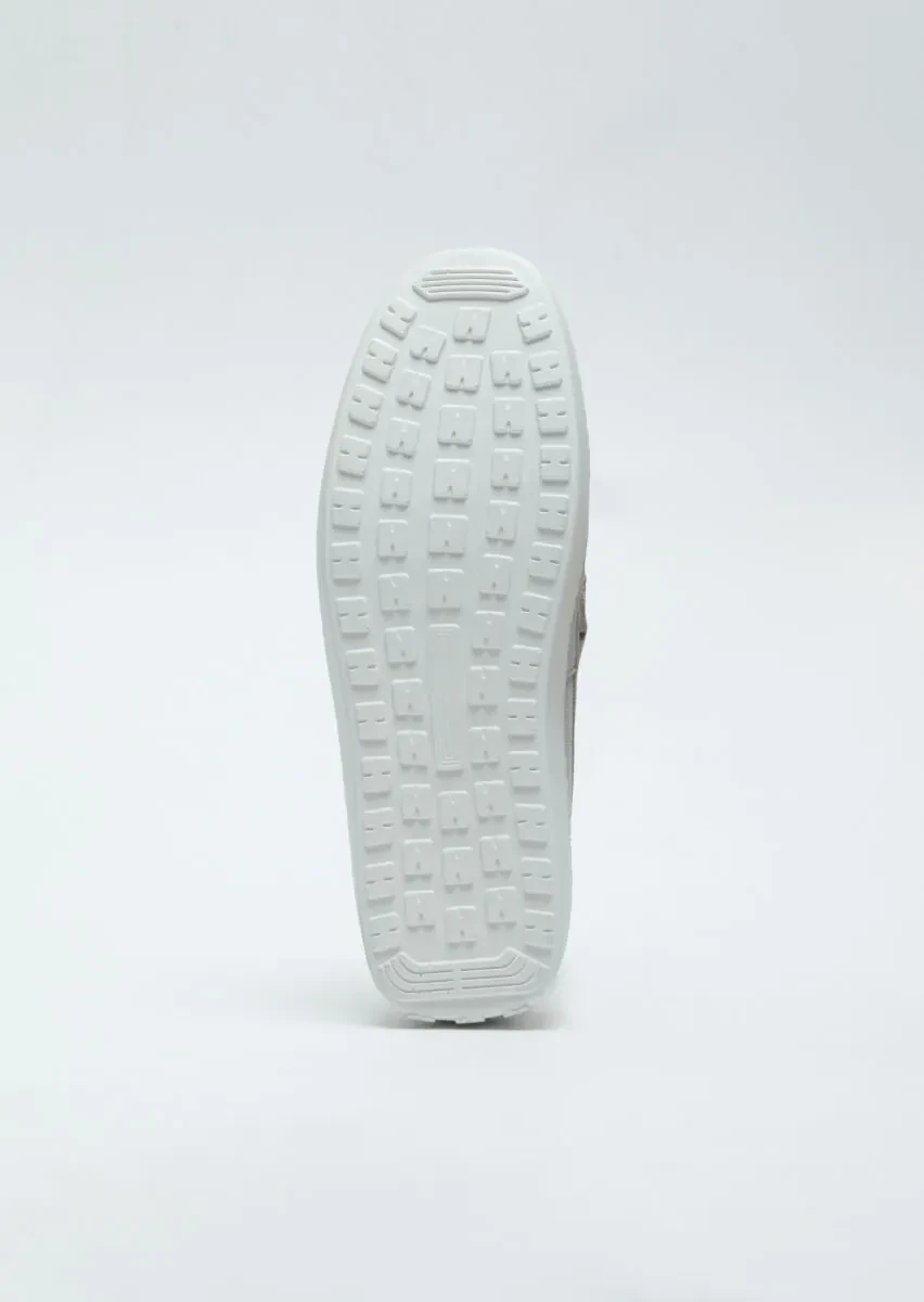 Beige Suede Casual Loafer - 4