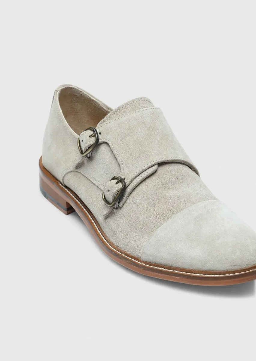 Beige Suede Classical Loafer - 2