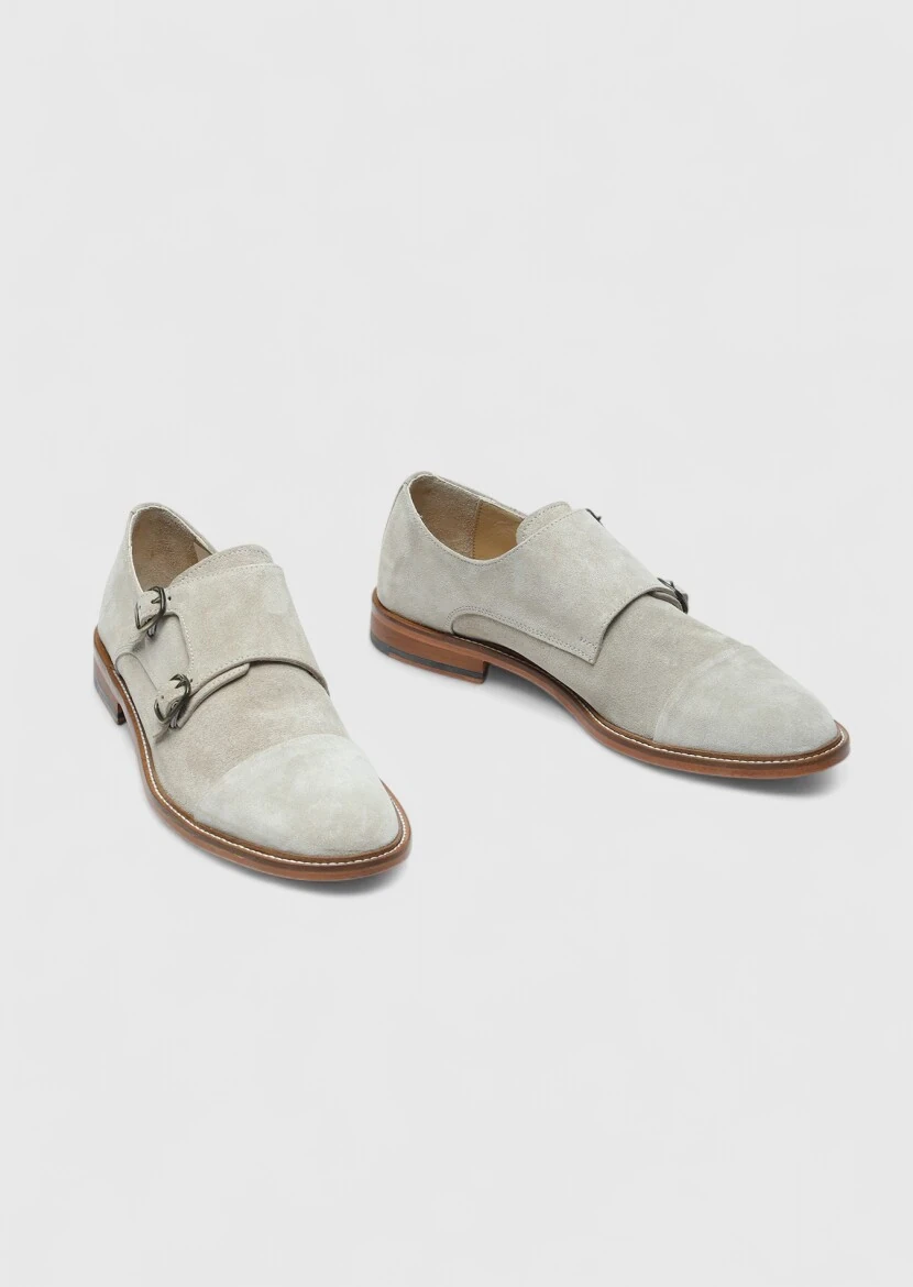 Beige Suede Classical Loafer - 3