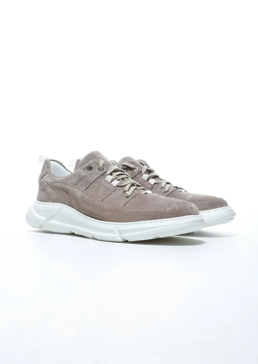 Beige Suede Sneaker - 2