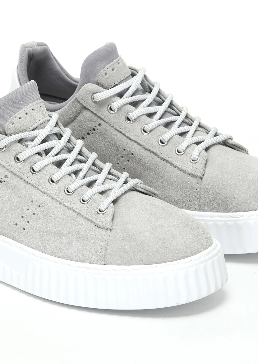 Beige Suede Sneaker - 3