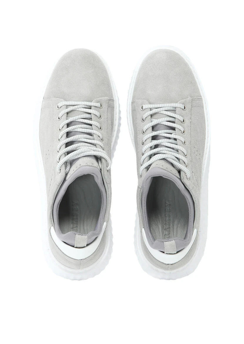 Beige Suede Sneaker - 6