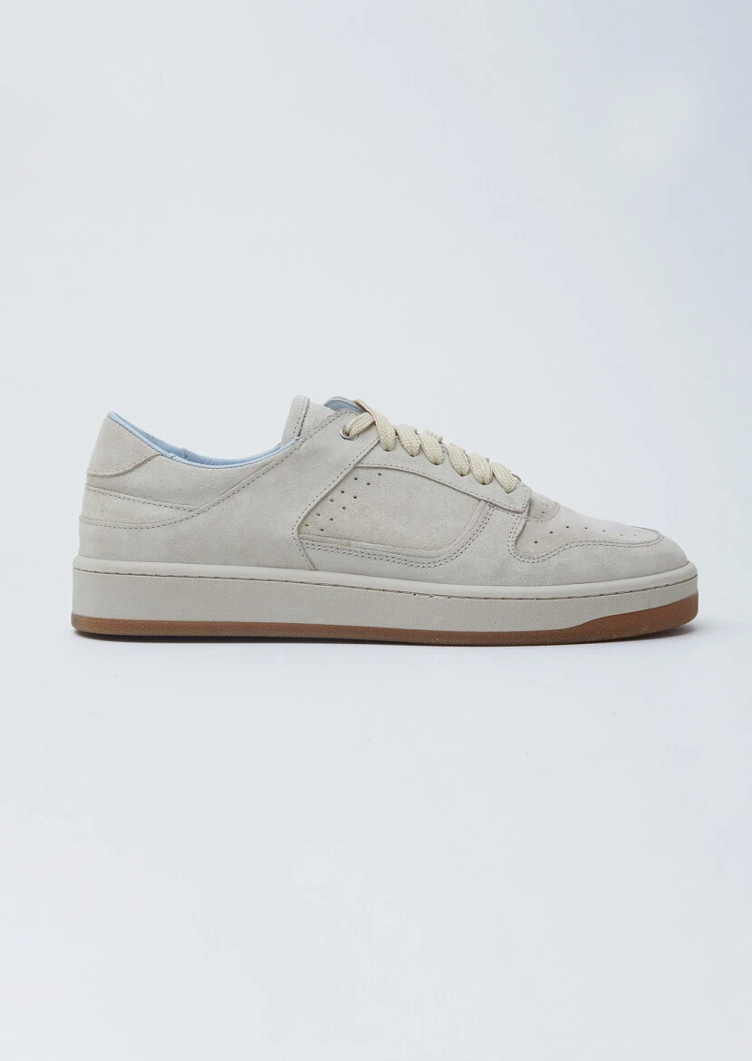 Beige Suede Sneaker - 1