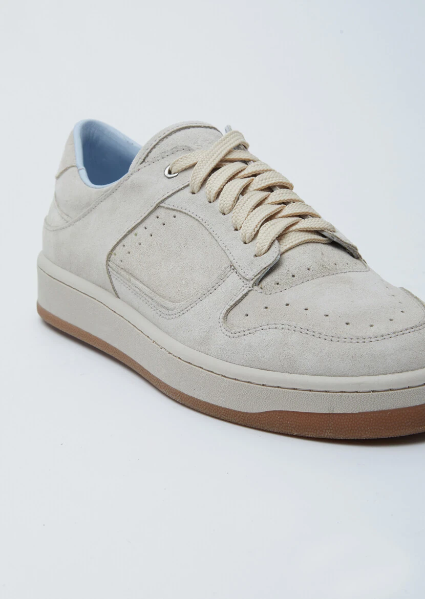 Beige Suede Sneaker - 2