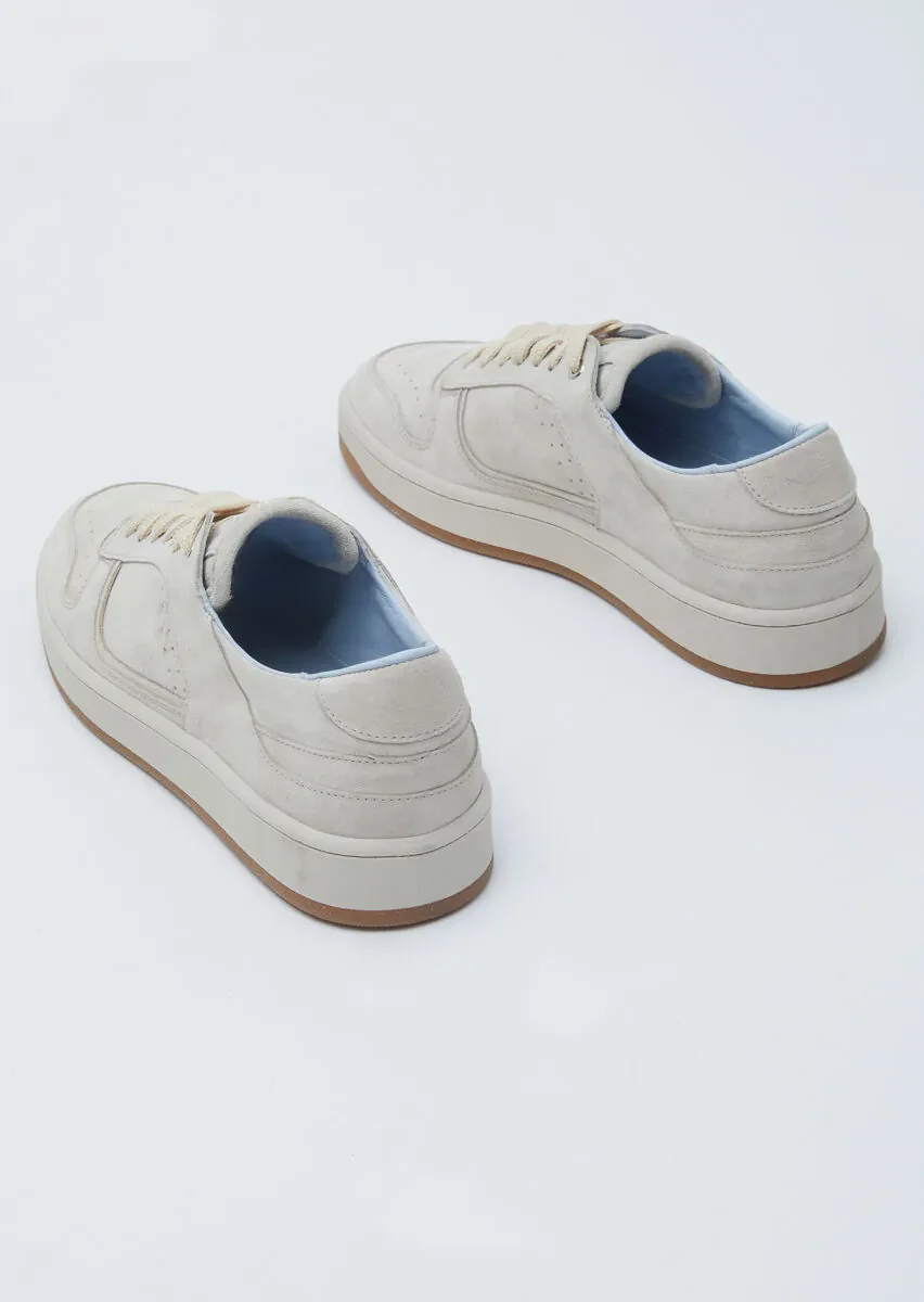 Beige Suede Sneaker - 5