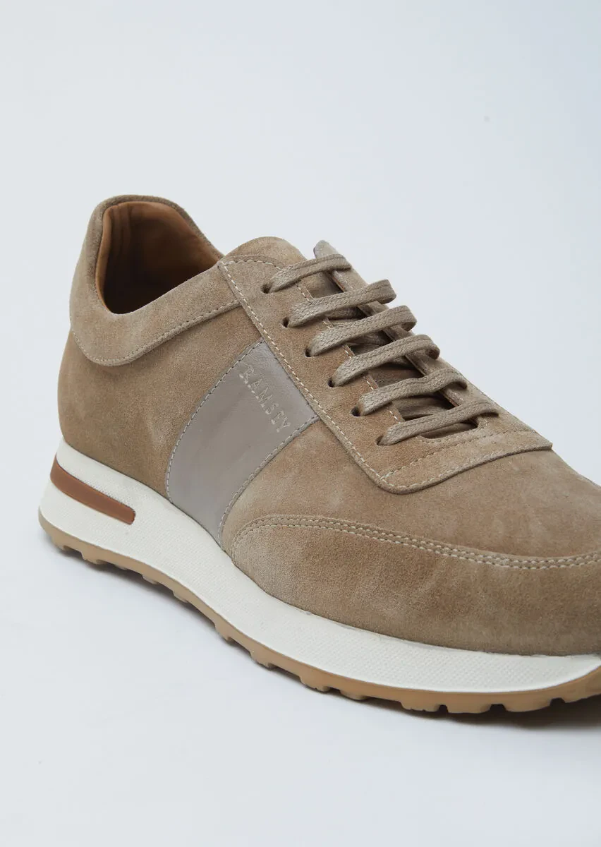 Beige Suede Sneaker - 2