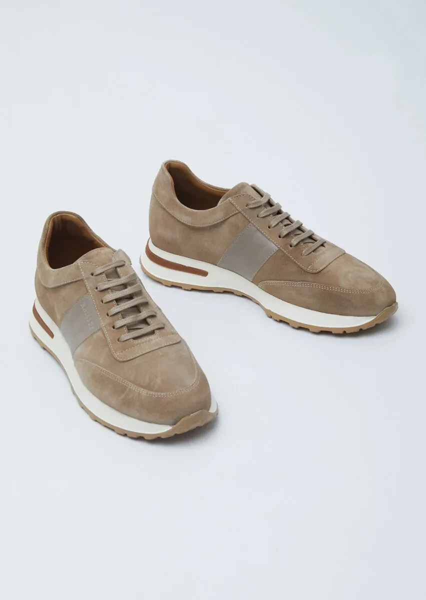 Beige Suede Sneaker - 3
