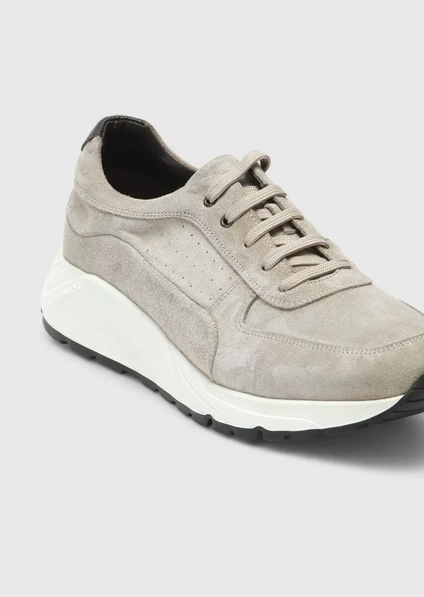 Beige Suede Sneaker - 2