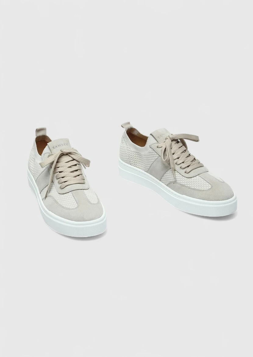 Beige Suede Sneaker - 3