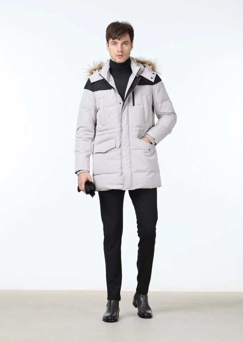 Bej Regular Fit Kelebek Yaka Casual Dokuma Kaban - 2