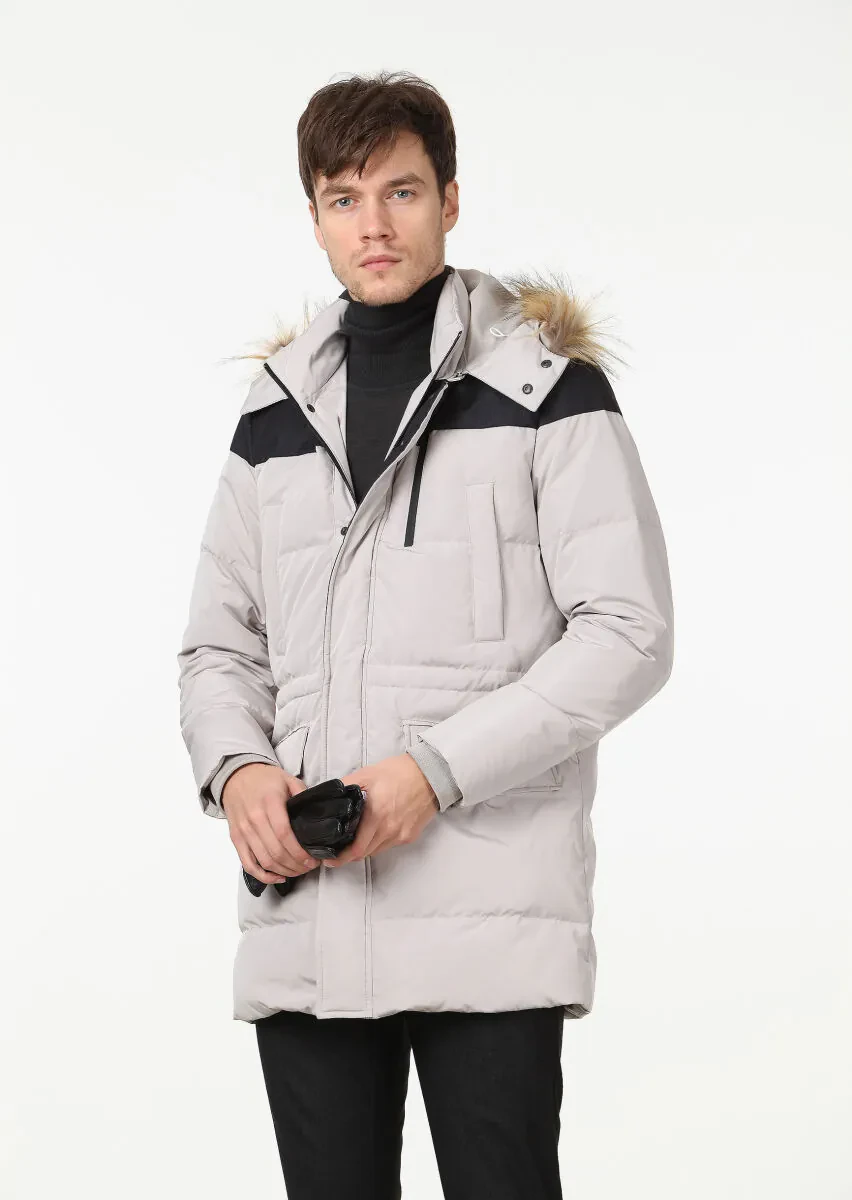 Bej Regular Fit Kelebek Yaka Casual Dokuma Kaban - 3