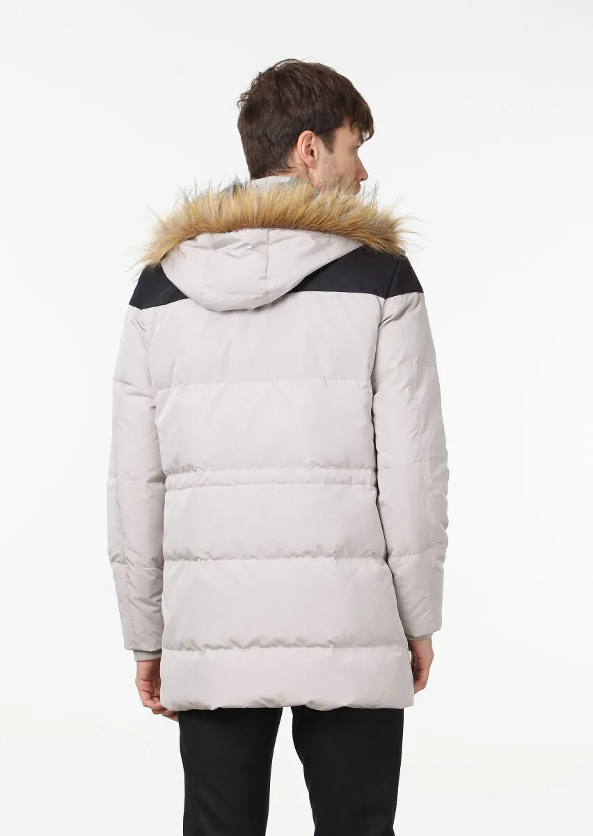 Bej Regular Fit Kelebek Yaka Casual Dokuma Kaban - 4