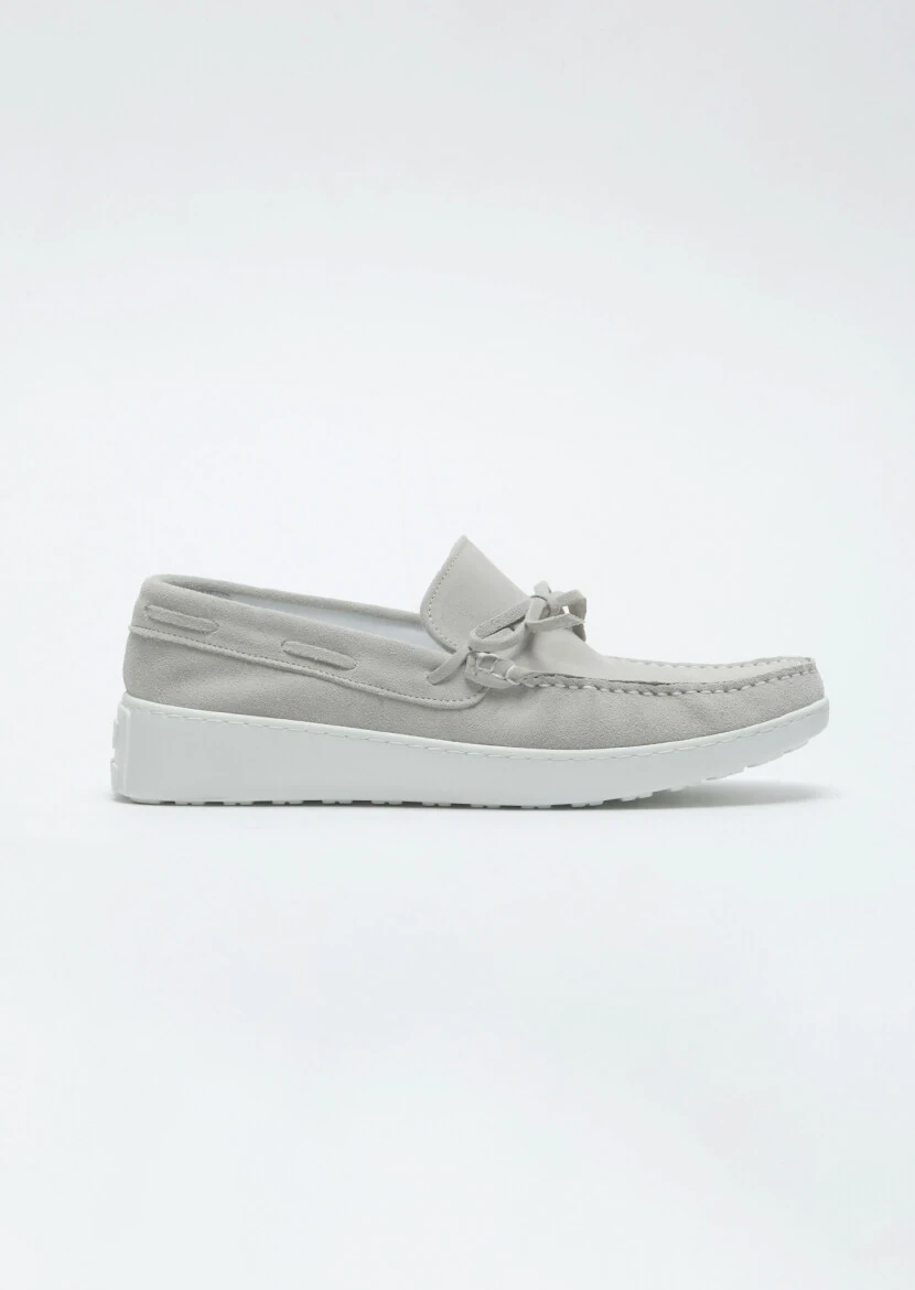 Bej Süet Casual Loafer - 1