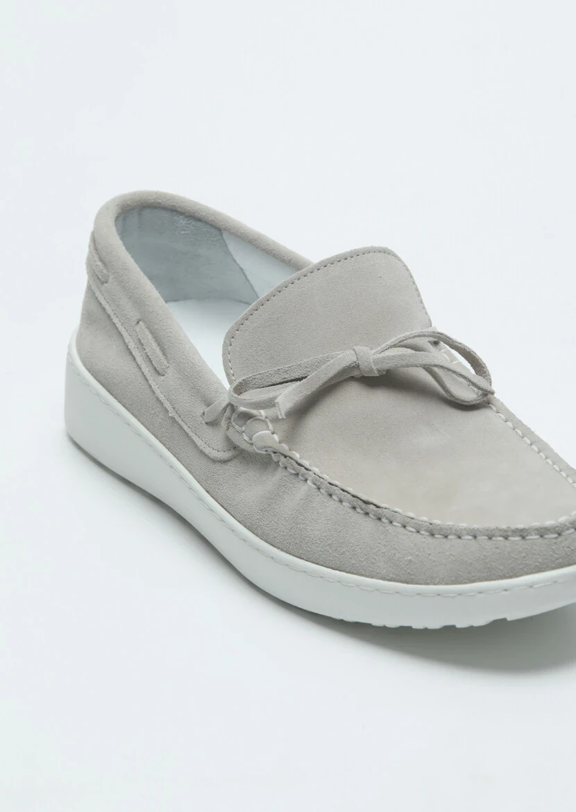 Bej Süet Casual Loafer 