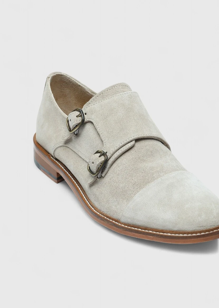Bej Süet Klasik Loafer - RAMSEY