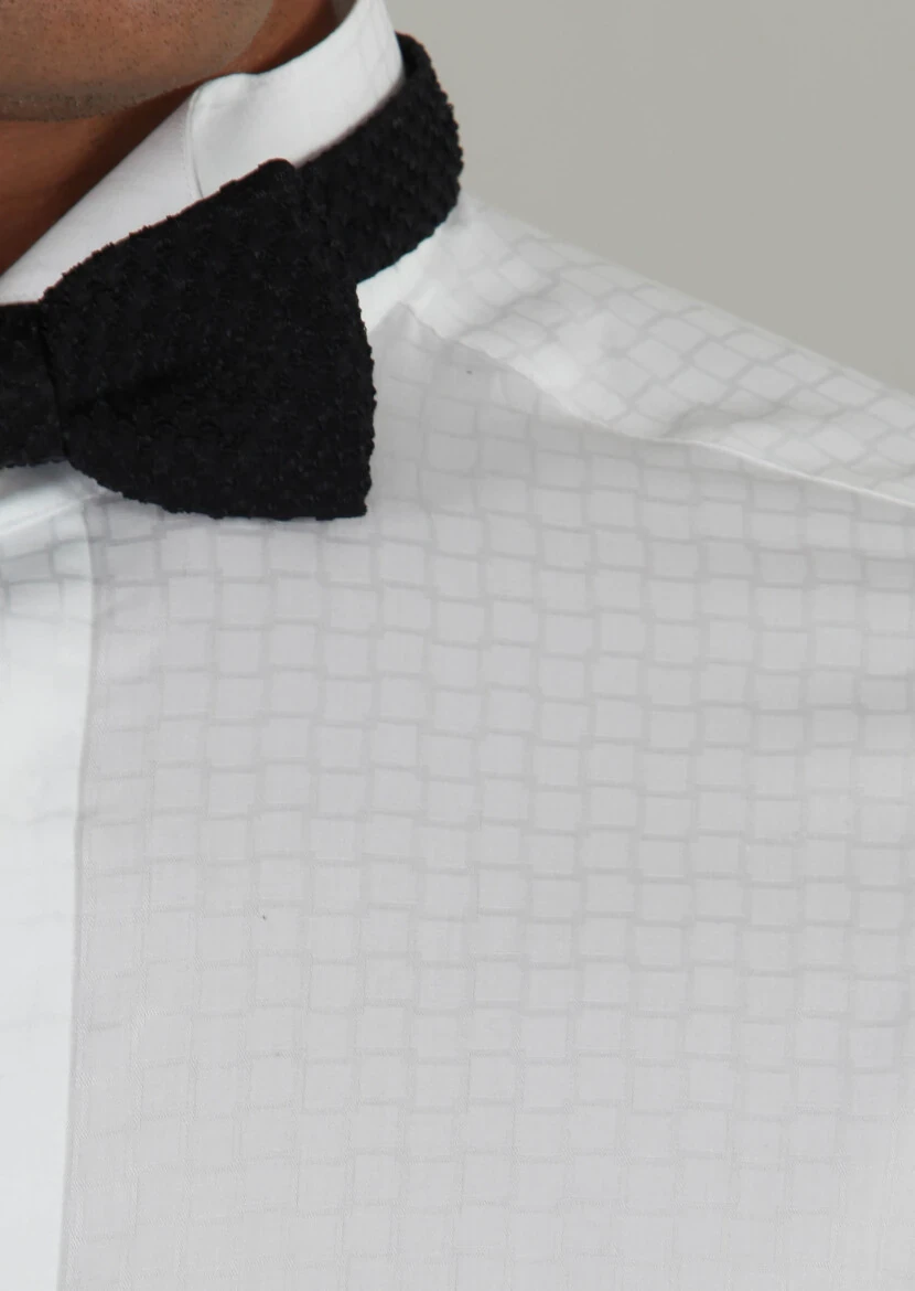 Beyaz %100 Pamuk Gömlek - 3