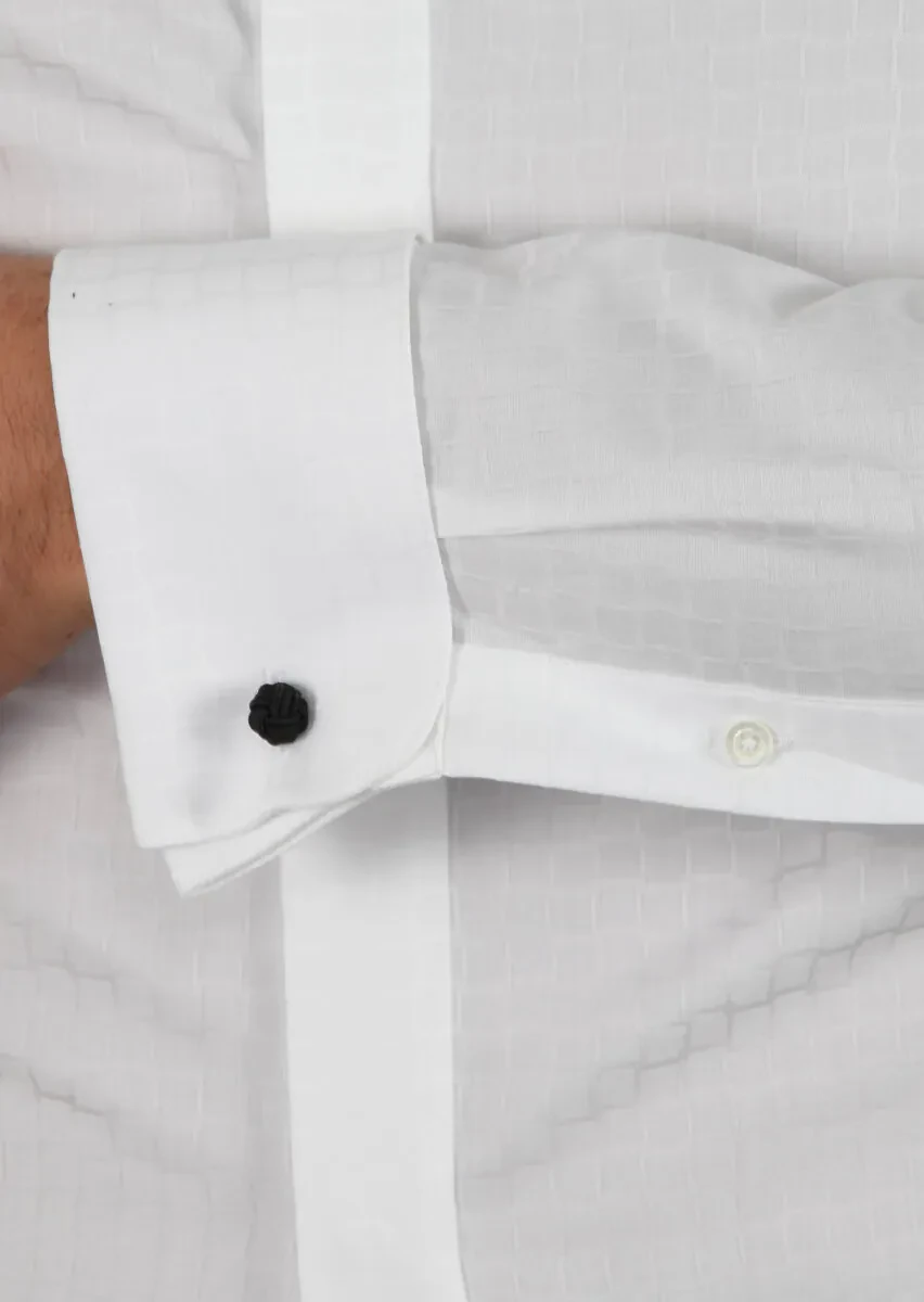 Beyaz %100 Pamuk Gömlek - 4