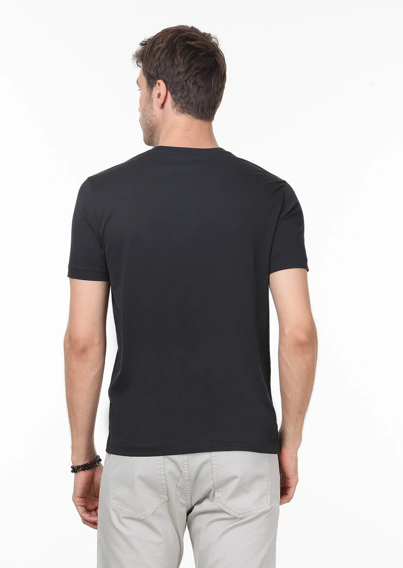 Black 100% Cotton T-Shirt - 4