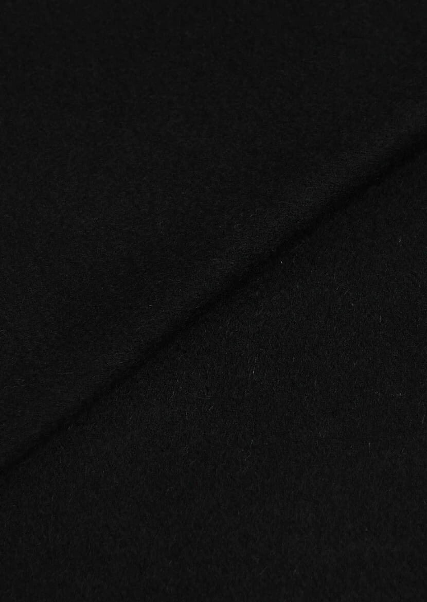 Black %100 Yün Scarf 