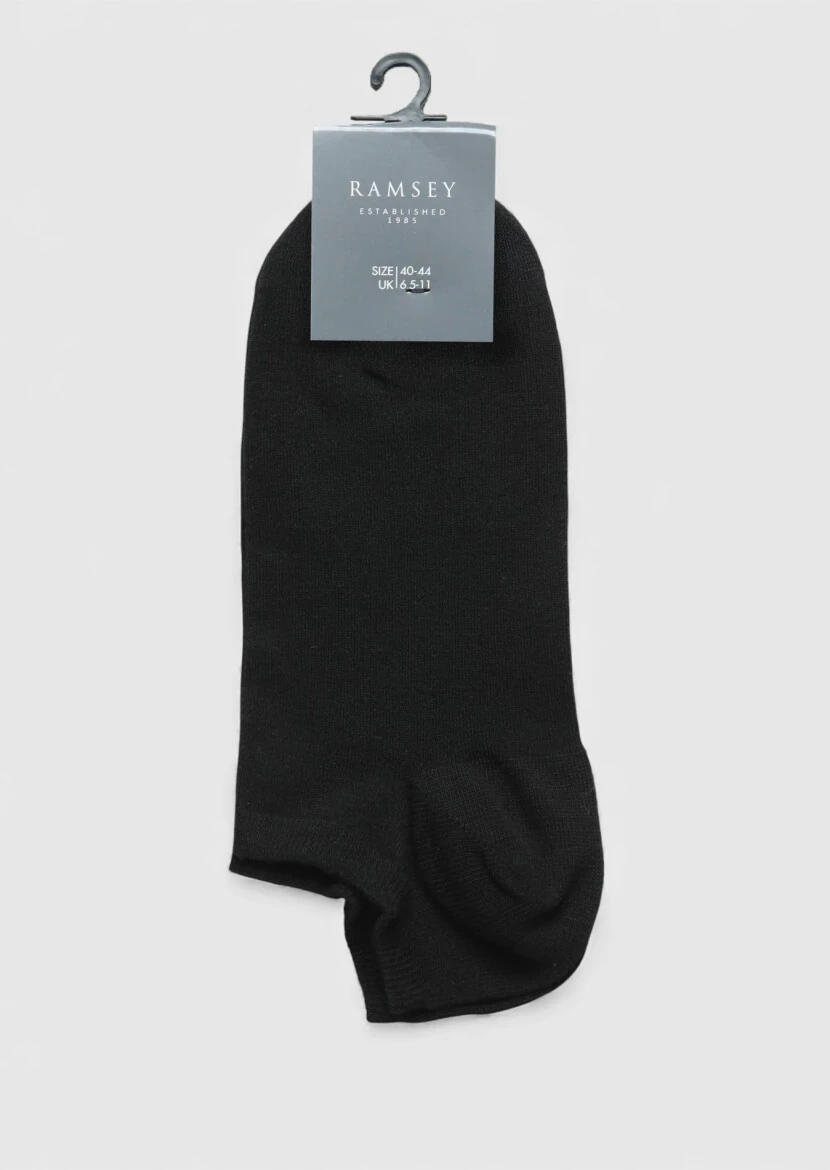 Black %75 Pamuk ,%25 Polyamid Socks 