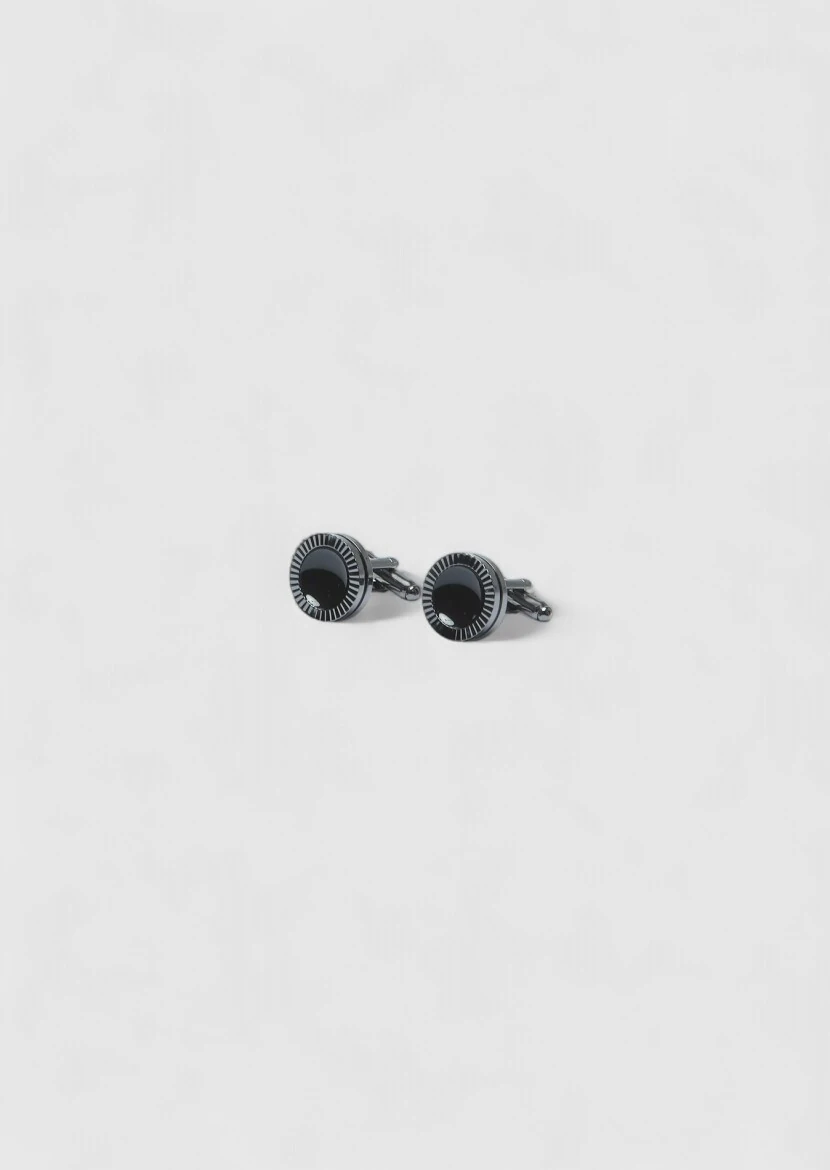 Black Brass Cuff Link - RAMSEY