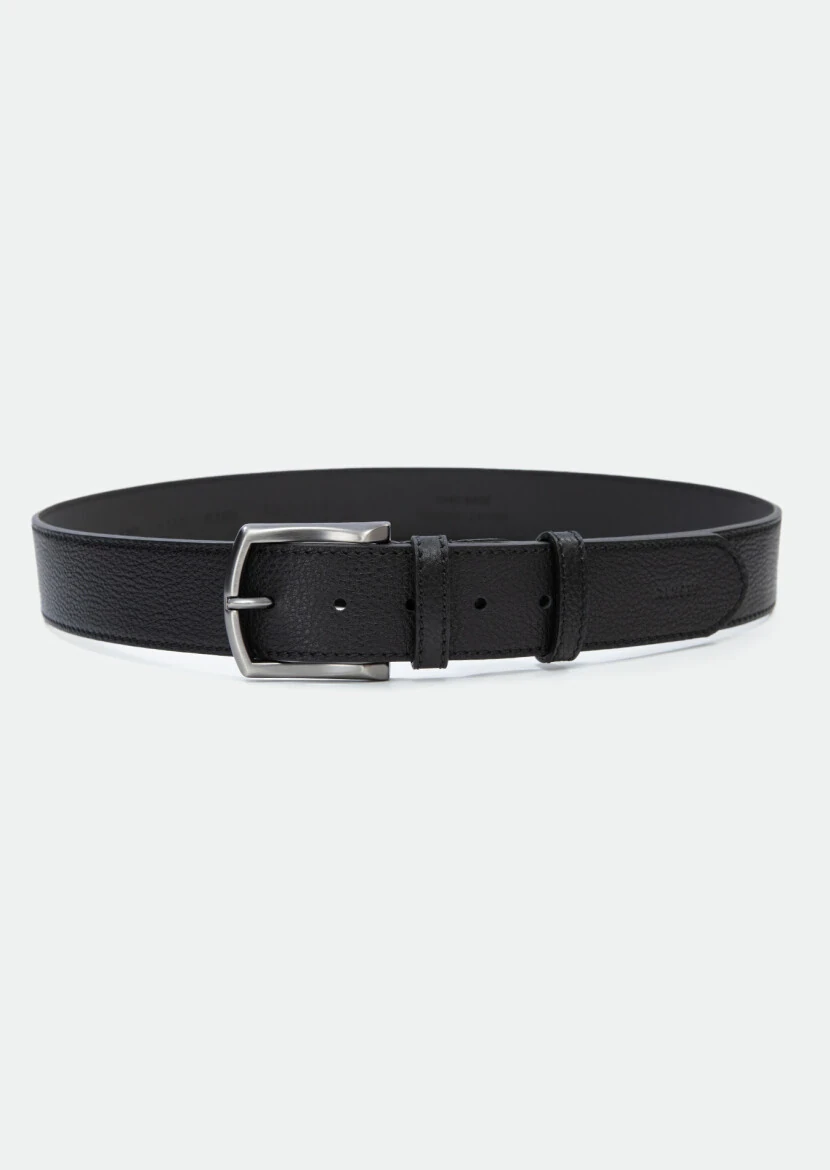 Black Cow Leather Belt - RAMSEY