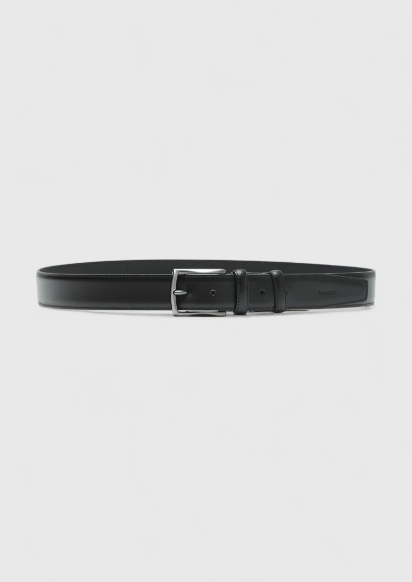 Black Cow Leather Belt 