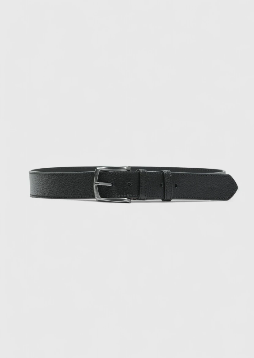 Black Cow Leather Belt - RAMSEY