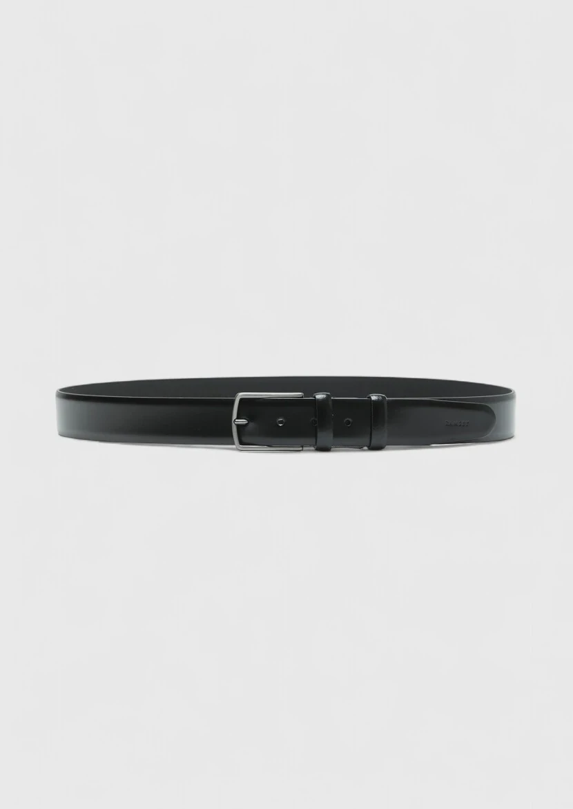Black Cow Leather Belt - RAMSEY