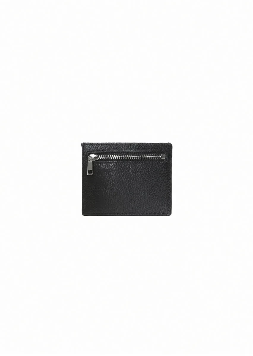 Black Cow Leather Card Holder - 2